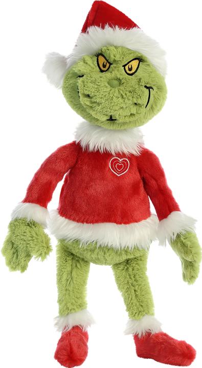 Image du produit Aurora , 15900, Père Noël Grinch, 19In, Jouet souple, Rouge & Vert (48 cm)