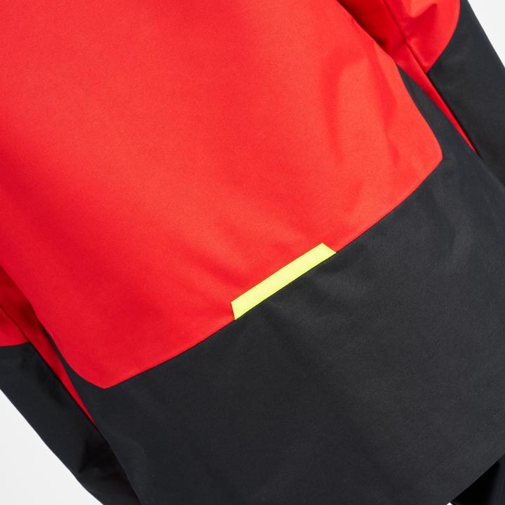 Produktbild Tribord Regenjacke Segeljacke Kinder wasserdicht winddicht - Sailing 300 rot/gelb (122)