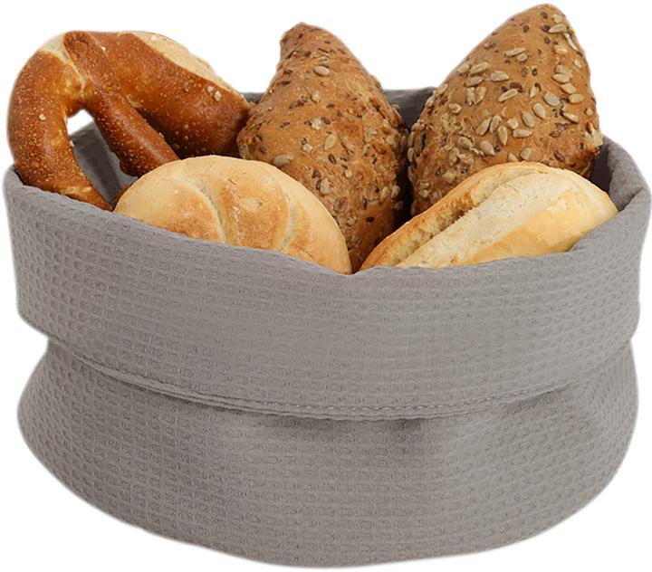 Produktbild Zeller Present Aufbewahrungskorb Waffelpiqué ø 25x13 cm