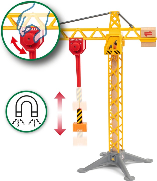 Actual product image Brio Building crane with lights
