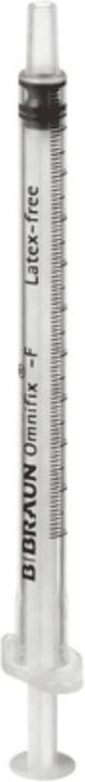 Actual product image B.Braun OMNIFIX tuberculin syringe 1ml 100