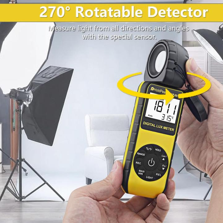 Produktbild Holdpeak 881D Lichtmessgerät (Blitzgerät Ersatzteile)