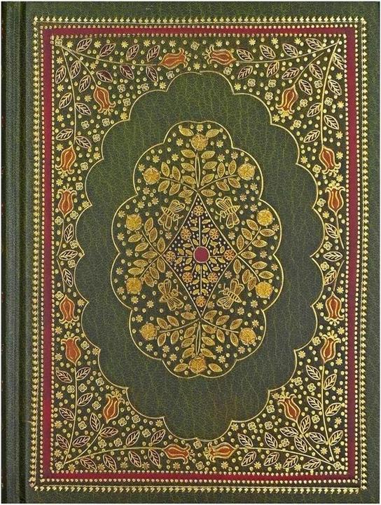 Produktbild Genähtes Notizbuch von Emerald Garden (A5, Speziallineatur, Harter Einband)
