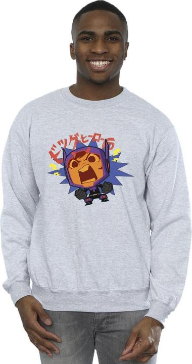 Produktbild Disney Big Hero 6 Baymax Hiro Angry Manga Sweatshirt (XL)