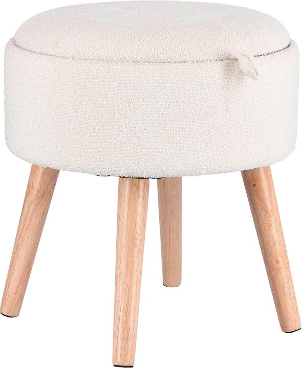 Produktbild Bizzotto Hocker Zoya weiss