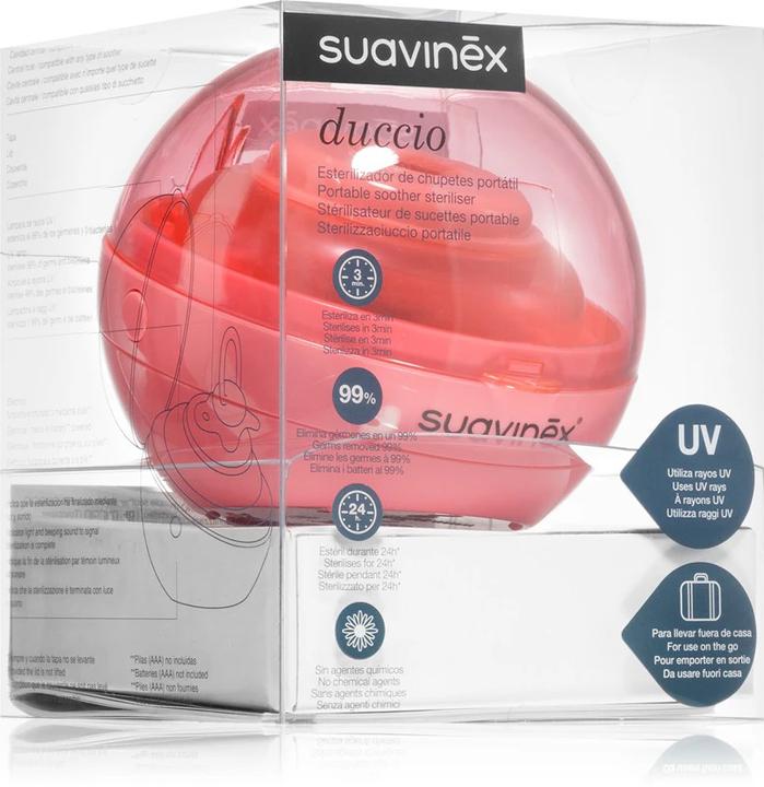 Actual product image Suavinex Portable Soother Sterilizer