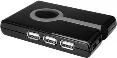 Image du produit Value 19.99.3420 Unité de distribution d'alimentation (PDU) 8 sorties CA 1U Noir