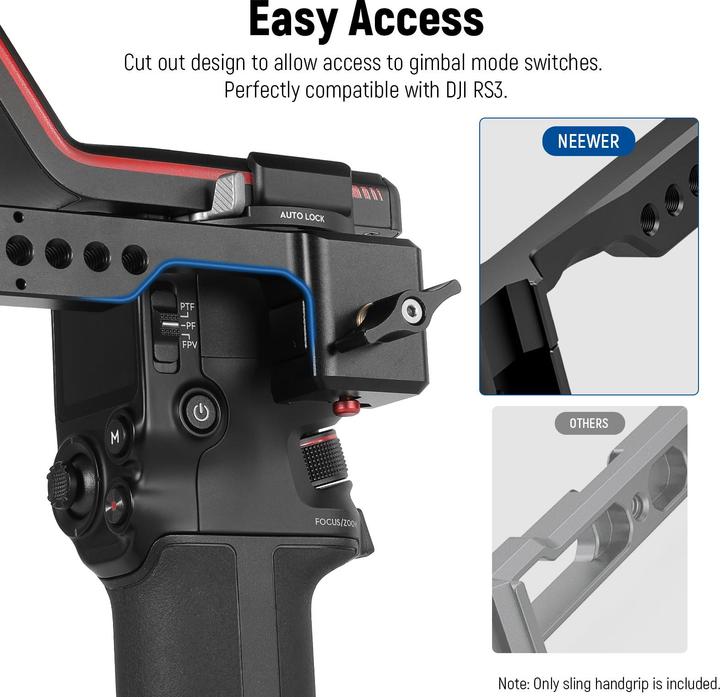 Actual product image Neewer Gimbal Sling Handgrip (Gimbal handle)