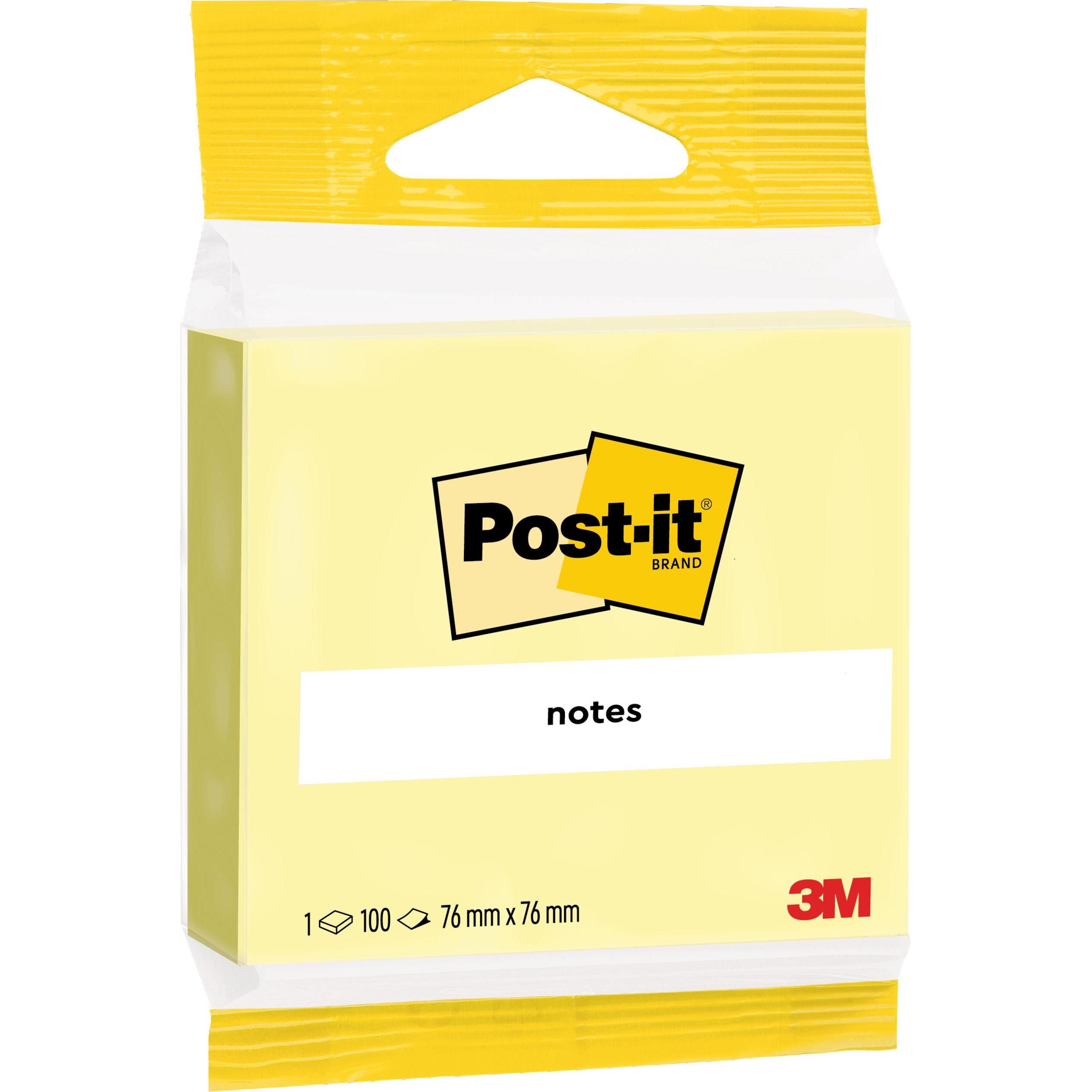 Post-it, Haftnotiz, Haftnotizen (76 x 76 mm)