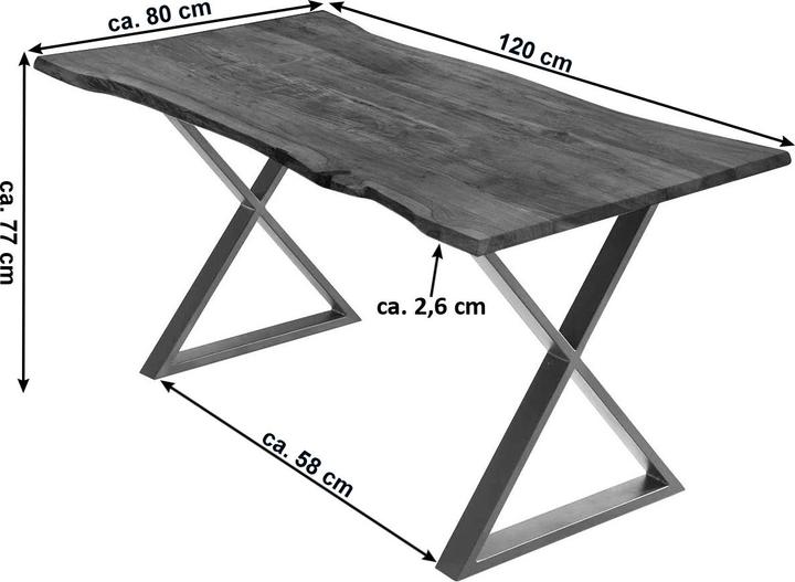 Actual product image SAM Kasimir (120 x 80 x 77 cm)