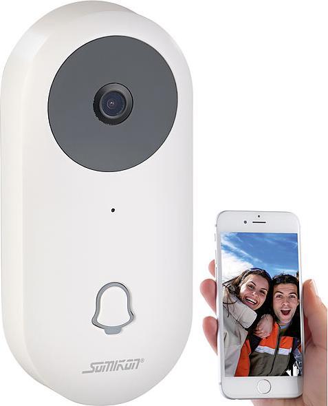 Immagine prodotto Somikon Campanello wireless video HD con app e funzione citofono (Funk)