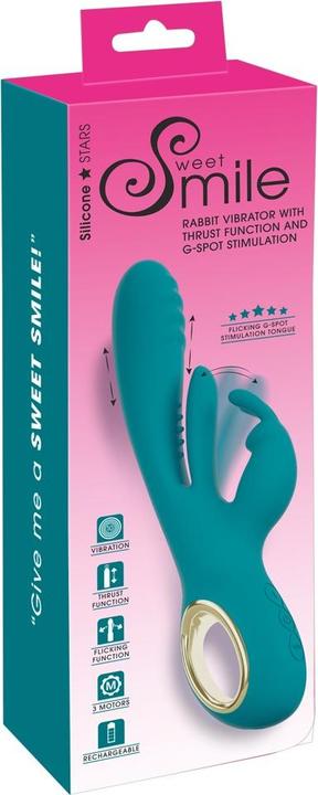 Produktbild Sweet Smile Rabbit Vibrator with Thrust Function and G-Spot Stimulation