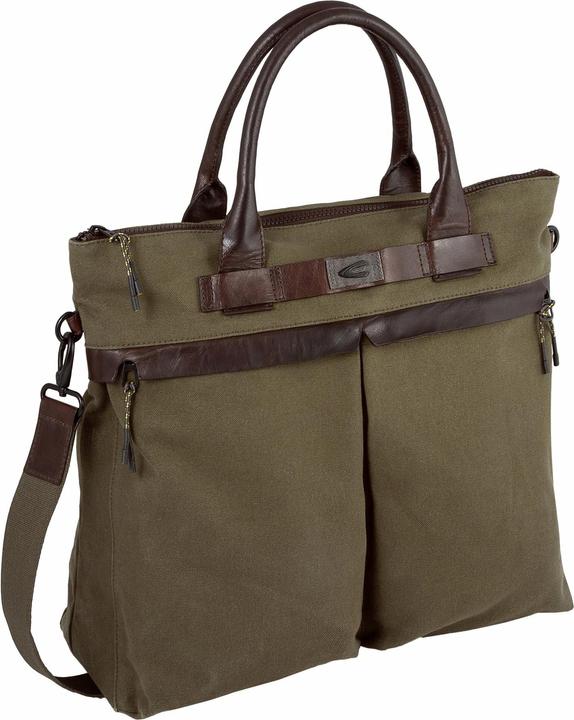Produktbild Camel Active Umhängetasche aus Canvas und Leder im Herritage Look