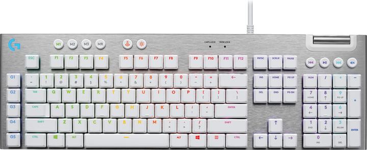 Image du produit Logitech G815 LIGHTSPEED RGB Clavier de jeu mécanique GL Tactile - WHITE - (FRA) - CENTRAL (FR, Filaire)