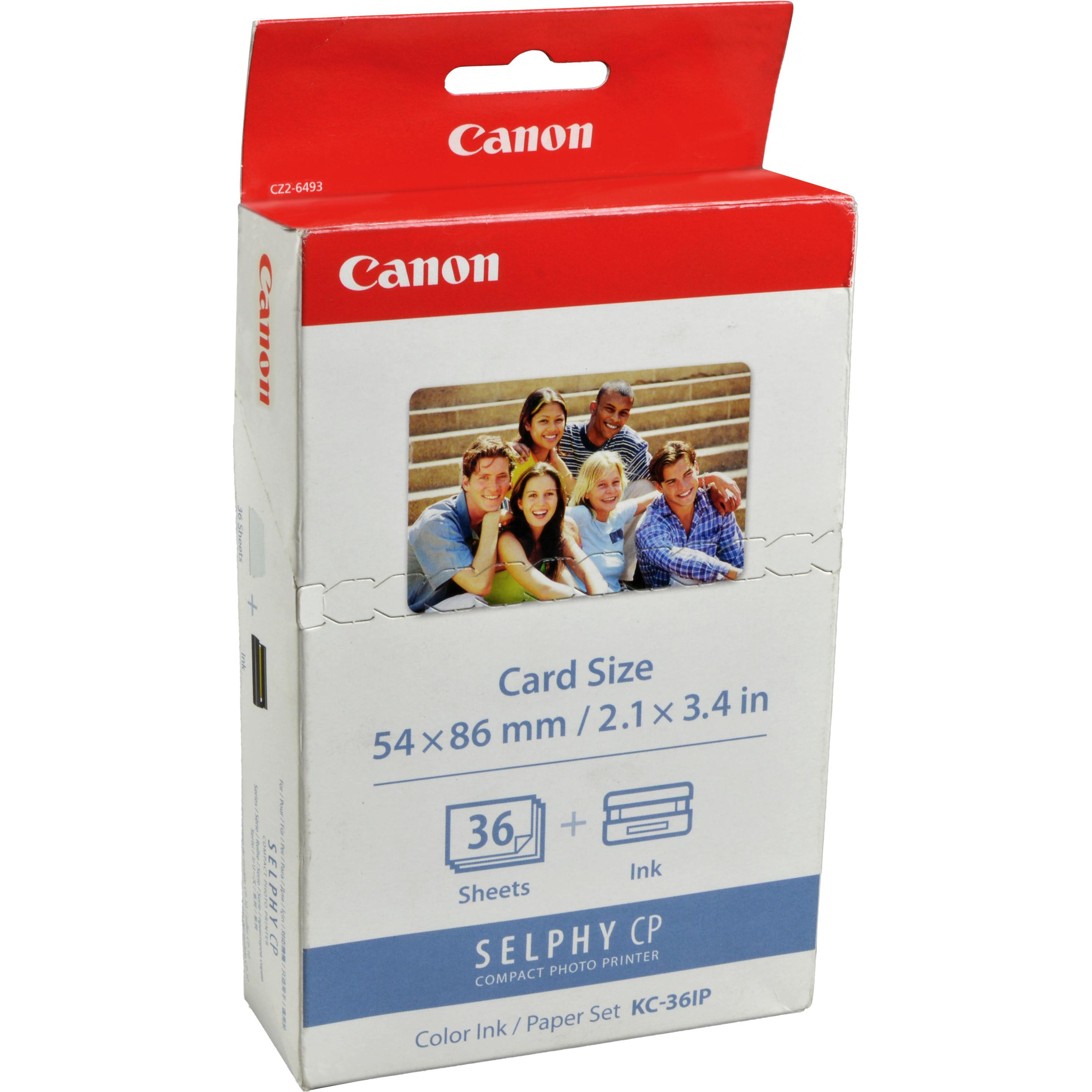 Canon Bianco Kc-36Ip (54 X 86 Mm, 36 Pz.), Carta Fotografica,