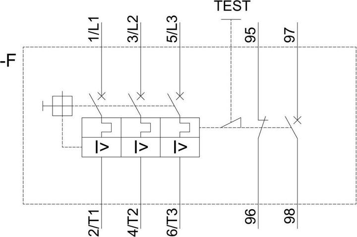 Actual product image Siemens Circuit breaker 3RV2111-1CA10 1 pc.