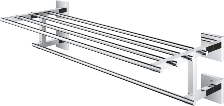 Image du produit Grohe Start Cube QuickFix porte-serviettes de bain multi-usage, 600mm, adhésif, chromé