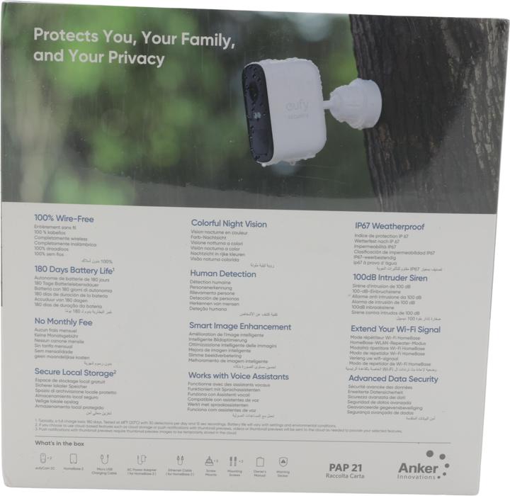 Actual product image eufy eufyCam 2C (2 Pack)