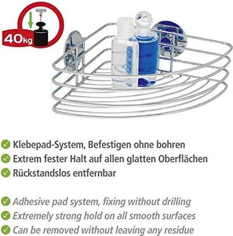 Produktbild Wenko Eckablage (20 x 23.50 x 10.50 cm)