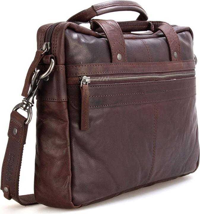 Produktbild Spikes & Sparrow & Sparrow Mannen Laptoptas / Werktas / Aktetas - Briefcase - Bruin - (13.30")