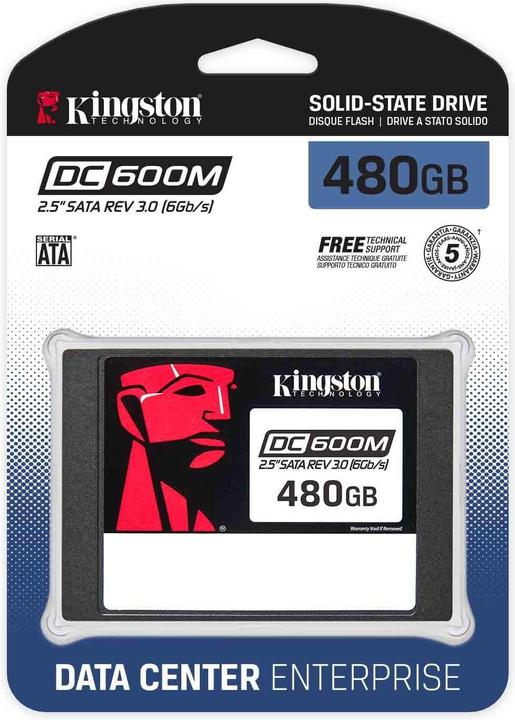 Actual product image Kingston DC600M (480 GB, 2.5")