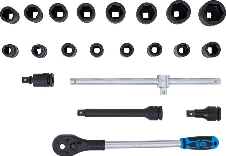Actual product image BGS Power socket spanner set (19 mm, 21 mm, 22 mm, 23 mm, 24 mm, 26 mm, 27 mm, 29 mm, 30 mm, 32 mm, 35 mm, 36 mm, 38 mm, 41 mm, 46 mm, 50 mm)