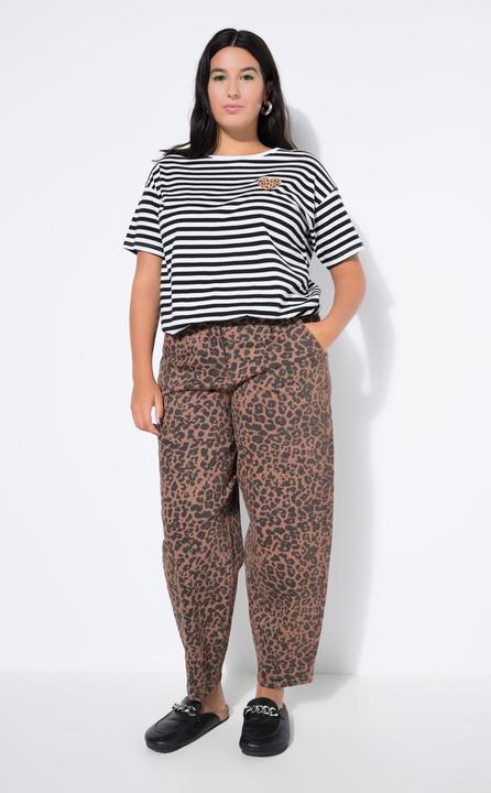 Immagine prodotto Studio Untold Jeans con taglio della gamba ampio a palloncino e design leopardato (58)