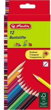 Label énergétique Herlitz Crayon de couleur assorti 12 pcs/paquet (Couleurs assorties, 12 x)