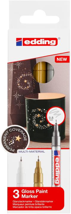 Produktbild Edding 780 - Glanzlack-Marker (3x)