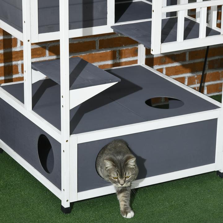 Immagine prodotto PawHut Casa per gatti a 4 piani (Gatto)