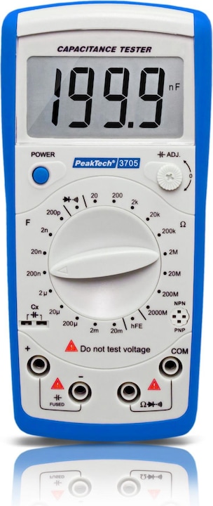 Image du produit Peaktech P 3705 Testeur de résistance et de capacité