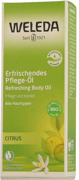 Actual product image Weleda Citrus Refreshing (Body oil, 100 ml)