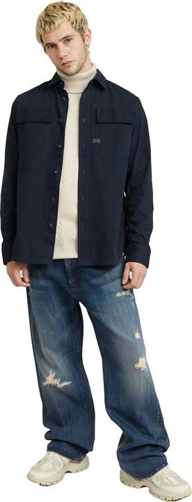 Image du produit G-Star RAW Zig-zag Structure Turtle Knit, wit (Whitebait D25110-c259-1603), M (M)