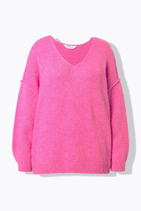 Produktbild Studio Untold Pullover, oversized, V-Ausschnitt, weiter Langarm (60)