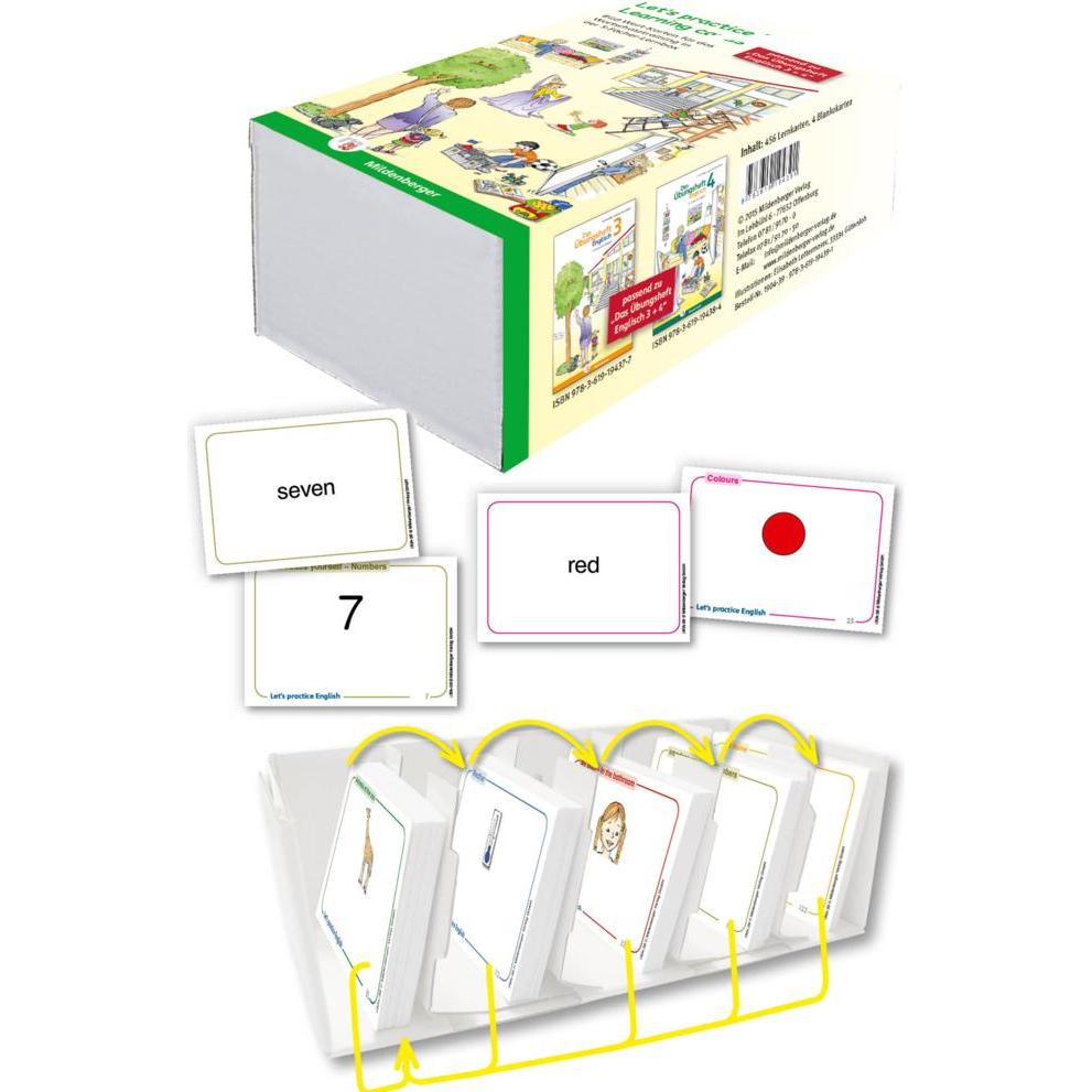 Let's practise English - Learning cards, Schulbücher