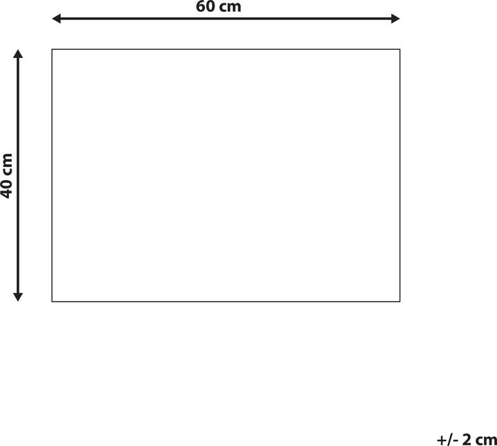 Actual product image Beliani Kita (60 x 40 x 1.5 cm)
