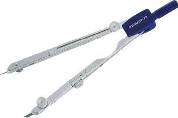 Actual product image Staedtler Precision compass Mars Basic, made of metal with telescopic extension bar, oblique tooth guide