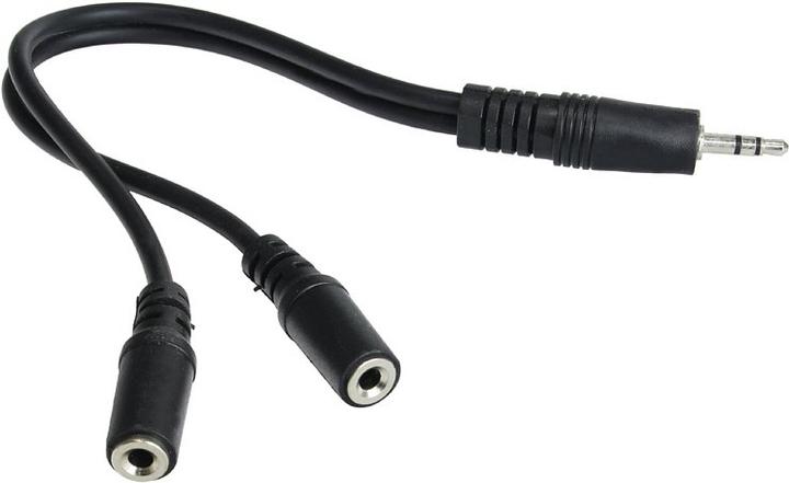 Produktbild InLine Y-Kabel 3,5 Klinke Stecker (0.20 m, 3.5mm Klinke (AUX))