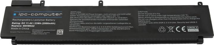 Actual product image IPC 00HW023 (3 cubicles, 2000 mAh)