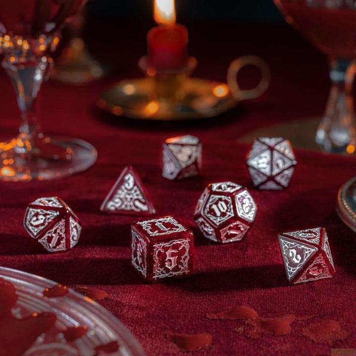Actual product image Q Workshop Bloodsucker Dice Set: Scarlet