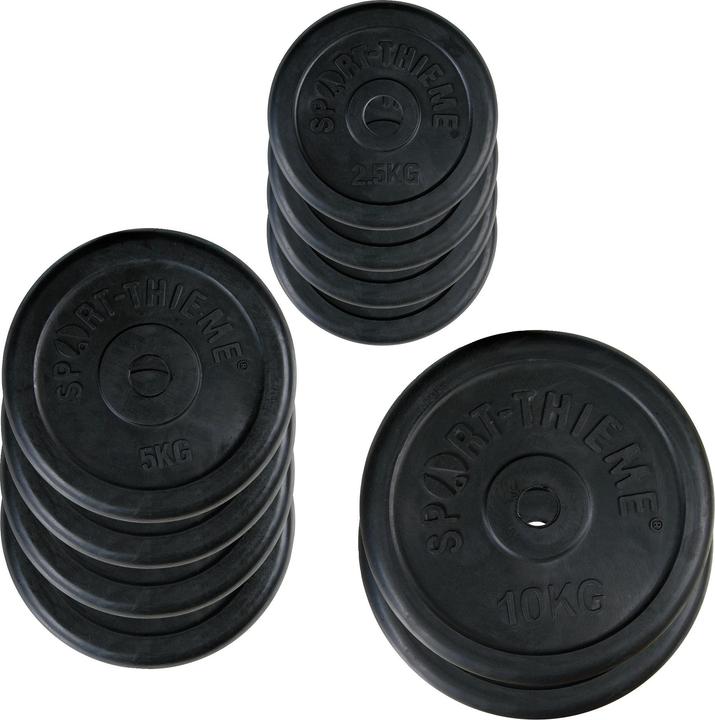 Actual product image Sport-Thieme Hantelscheiben-Set Gummiert