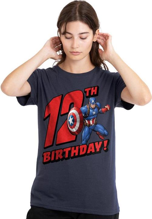 Produktbild Captain America TShirt 12er Geburstag (S)