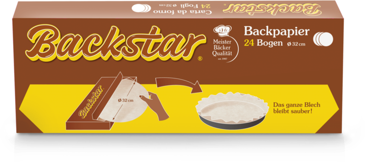 Produktbild Backstar Rund (32 x 32 cm)