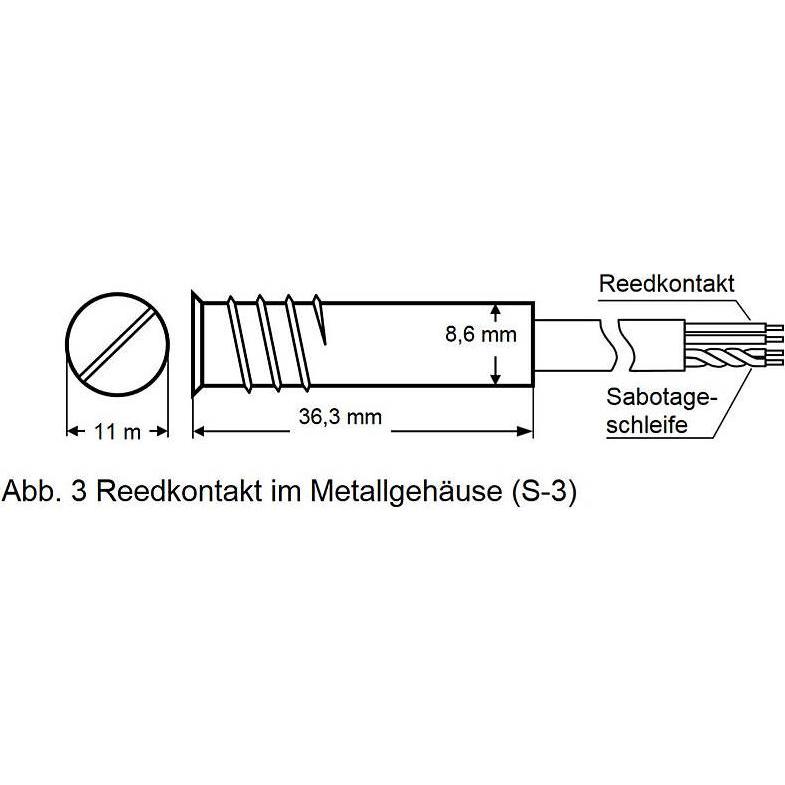 Thumbnail - Satel, Einbruchschutz + Alarmanlage, Sensor Door Magnetic/S-3