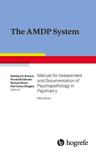 Produktbild The AMDP System (Englisch, 2017)