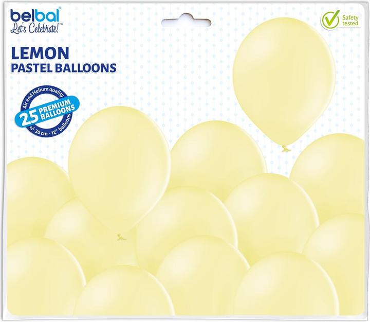 Produktbild Belbal Öko-Ballons Lemon Zitrusgelb 25 Stück (25 x)