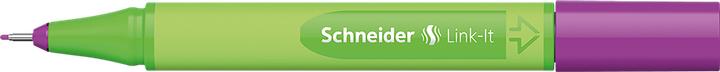 Productafbeelding Schneider Fineliner Link-It - rood-paars (Paars, 10 x)