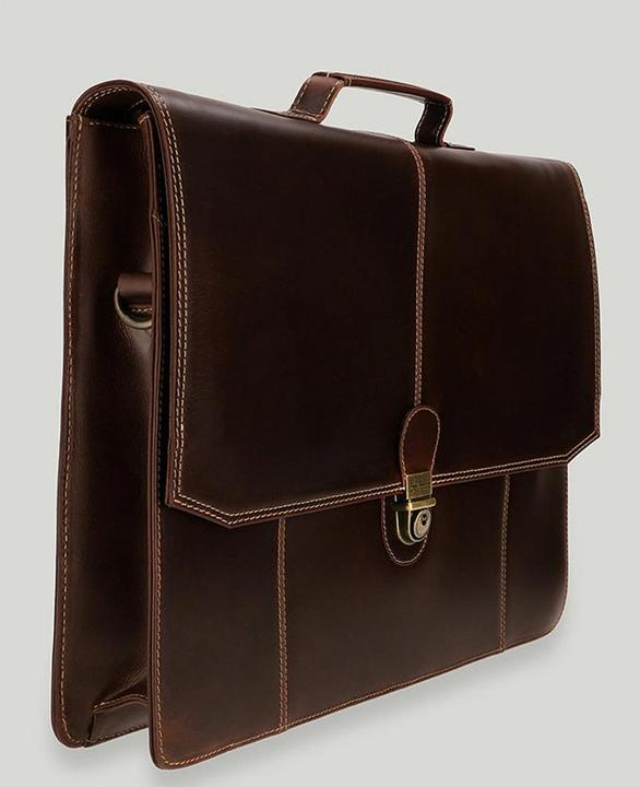 Actual product image Buckle & Seam Briefcase Sierra Brown/Dots
