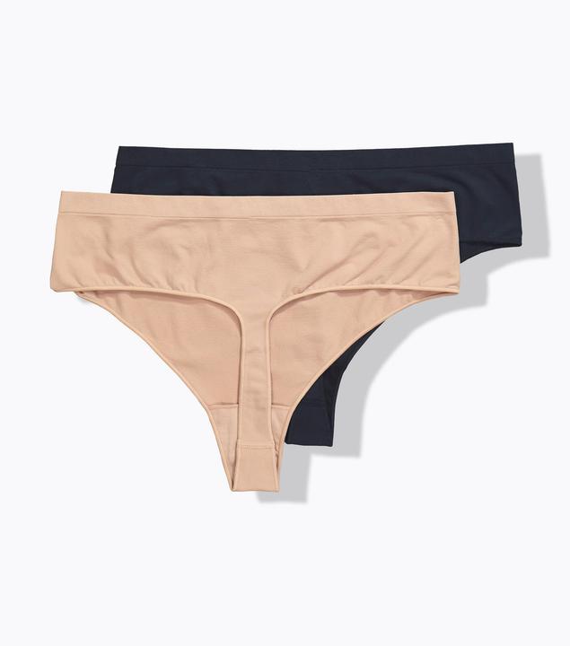 Produktbild Ulla Popken Strings, 2er-Pack, nahtlos (42, 44, 2er Pack)