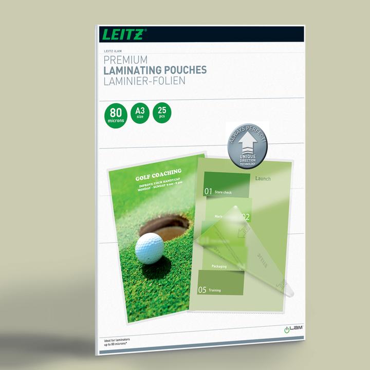 Produktbild Leitz Laminierfolie (A3, 25 Stk., 80 µm)